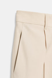 Bermuda à plis en laine ZW Collection Édition limitée
