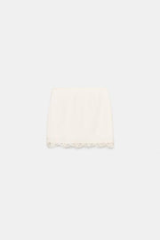 Jupe-culotte bas en dentelle