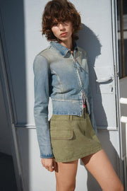 Jupe-culotte à poches