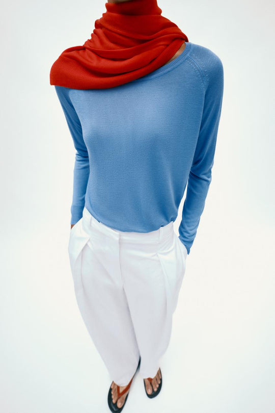 Pull basique en maille fine