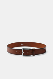 Ceinture 100 % cuir effet délavé