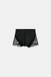 Short satiné en dentelle ZW Collection