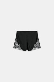 Short satiné en dentelle ZW Collection