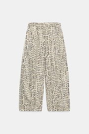 Pantalon style pyjama à pois ZW Collection