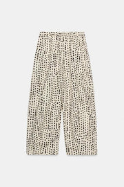 Pantalon style pyjama à pois ZW Collection