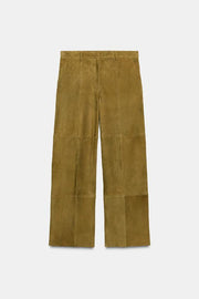 Pantalon 100 % cuir suédé Édition limitée