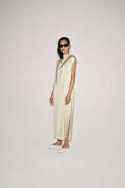 Robe satinée à brandebourgs ZW Collection
