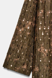 Veste longue kimono à sequins