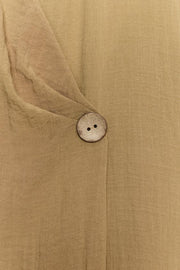 Veste d’ensemble croisée à fentes latérales