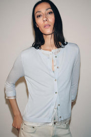 Veste contrastée en maille