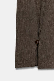 Pantalon texturé effet foulard