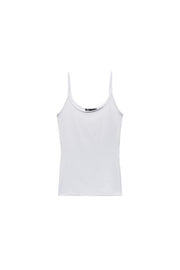 T-shirt en polyamide à fines bretelles