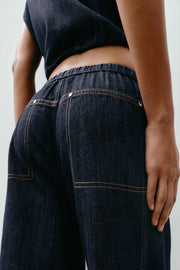 Jean Z1975 jogger à jambe large taille mi-haute