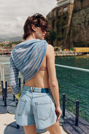 Short Z1975 contrasté au crochet