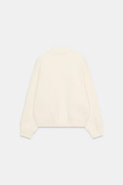 Veste en maille à bouton contrasté