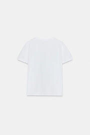 T-shirt texturé en coton
