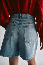 Short en denim taille haute ZW Collection