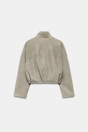 Veste en cuir suédé ZW Collection Édition limitée