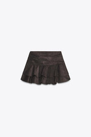 Jupe-culotte à volants