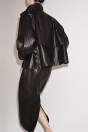 Veste bomber 100 % cuir ZW Collection