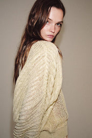 Veste ouverte en maille
