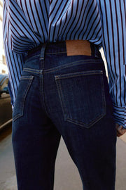 Jean Z1975 coupe bootcut taille haute à pli nervuré