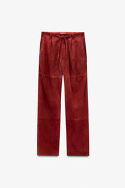 Pantalon en cuir suédé Édition limitée