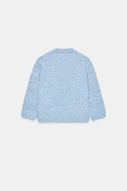 Veste en maille à manches trois-quarts