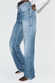 Jean TRF à jambe large taille haute