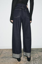 Jean ZW Collection baggy taille mi-haute