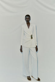 Pantalon droit taille haute