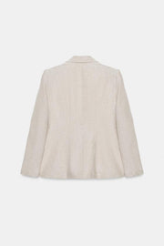 Blazer en lin à pinces
