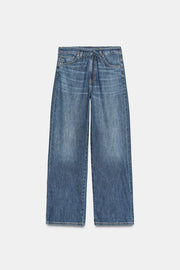 Jean en denim TRF coupe décontractée taille mi-haute