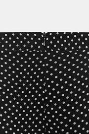 Pantalon à plis à pois ZW Collection