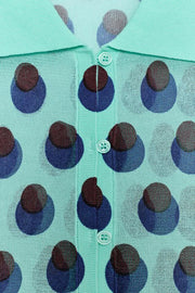 Veste en maille jacquard
