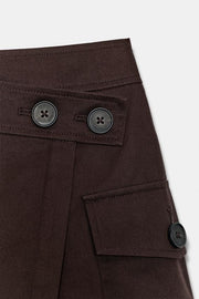 Jupe-culotte cargo