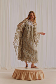 Robe tunique en jacquard à sequins Marisa Berenson x